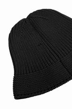 画像をギャラリービューアに読み込む, Y-3 Yohji Yamamoto HERITAGE KNIT BUCKET HAT (BLACK)