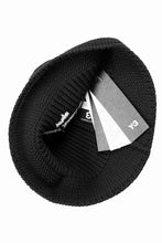 画像をギャラリービューアに読み込む, Y-3 Yohji Yamamoto HERITAGE KNIT BUCKET HAT (BLACK)