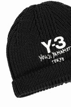 画像をギャラリービューアに読み込む, Y-3 Yohji Yamamoto CHUNKY KNIT BEANIE (BLACK)