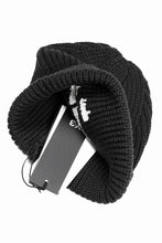 画像をギャラリービューアに読み込む, Y-3 Yohji Yamamoto CHUNKY KNIT BEANIE (BLACK)