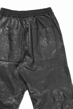 画像をギャラリービューアに読み込む, A.F ARTEFACT EASY SAROUEL WIDE PANTS / GOAT LEATHER (BLACK)