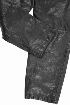 画像をギャラリービューアに読み込む, A.F ARTEFACT EASY SAROUEL WIDE PANTS / GOAT LEATHER (BLACK)