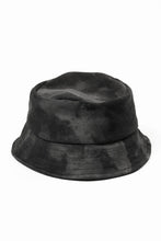 画像をギャラリービューアに読み込む, ierib Leather Bucket Hat / Lamb Suede (BLACK)