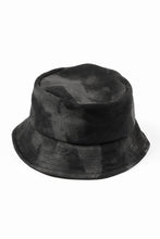 画像をギャラリービューアに読み込む, ierib Leather Bucket Hat / Lamb Suede (BLACK)