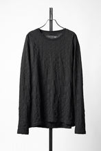 画像をギャラリービューアに読み込む, A.F ARTEFACT GRADIENT PLAID PATTERN SHIVA LONG SLEEVE TOPS (BLACK)