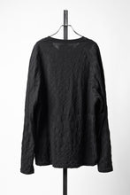 画像をギャラリービューアに読み込む, A.F ARTEFACT GRADIENT PLAID PATTERN SHIVA LONG SLEEVE TOPS (BLACK)