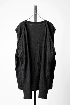 画像をギャラリービューアに読み込む, A.F ARTEFACT GRADIENT PLAID PATTERN SHIVA LONG SLEEVE TOPS (BLACK)