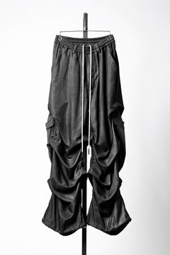 画像をギャラリービューアに読み込む, A.F ARTEFACT TUCK WIDE PANTS / UNEVEN TEXTURE (DARK GREY)