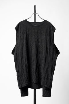 画像をギャラリービューアに読み込む, A.F ARTEFACT GRADIENT PLAID PATTERN SHIVA LONG SLEEVE TOPS (BLACK)