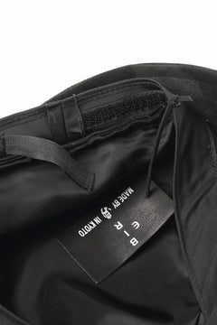 画像をギャラリービューアに読み込む, ierib Leather Bucket Hat / Lamb Suede (BLACK)
