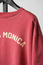 Load image into Gallery viewer, FULLCOUNT PRINT T "SANTA MONICA" / VINTAGE EFFECT (COKE RED)