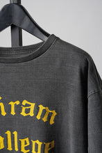 画像をギャラリービューアに読み込む, FULLCOUNT PRINT T "Hiram College" / VINTAGE EFFECT (INK BLACK)