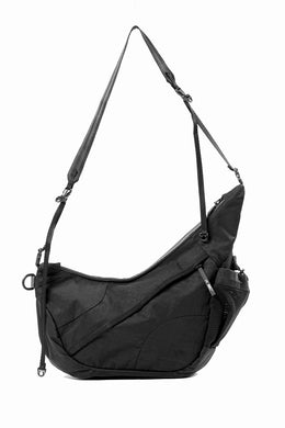 F/CE. TEXTURED TWILL HORN MINI SHOULDER BAG (BLACK)