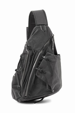 画像をギャラリービューアに読み込む, F/CE. TEXTURED TWILL 3 POINTS SLINGER BAG (BLACK)
