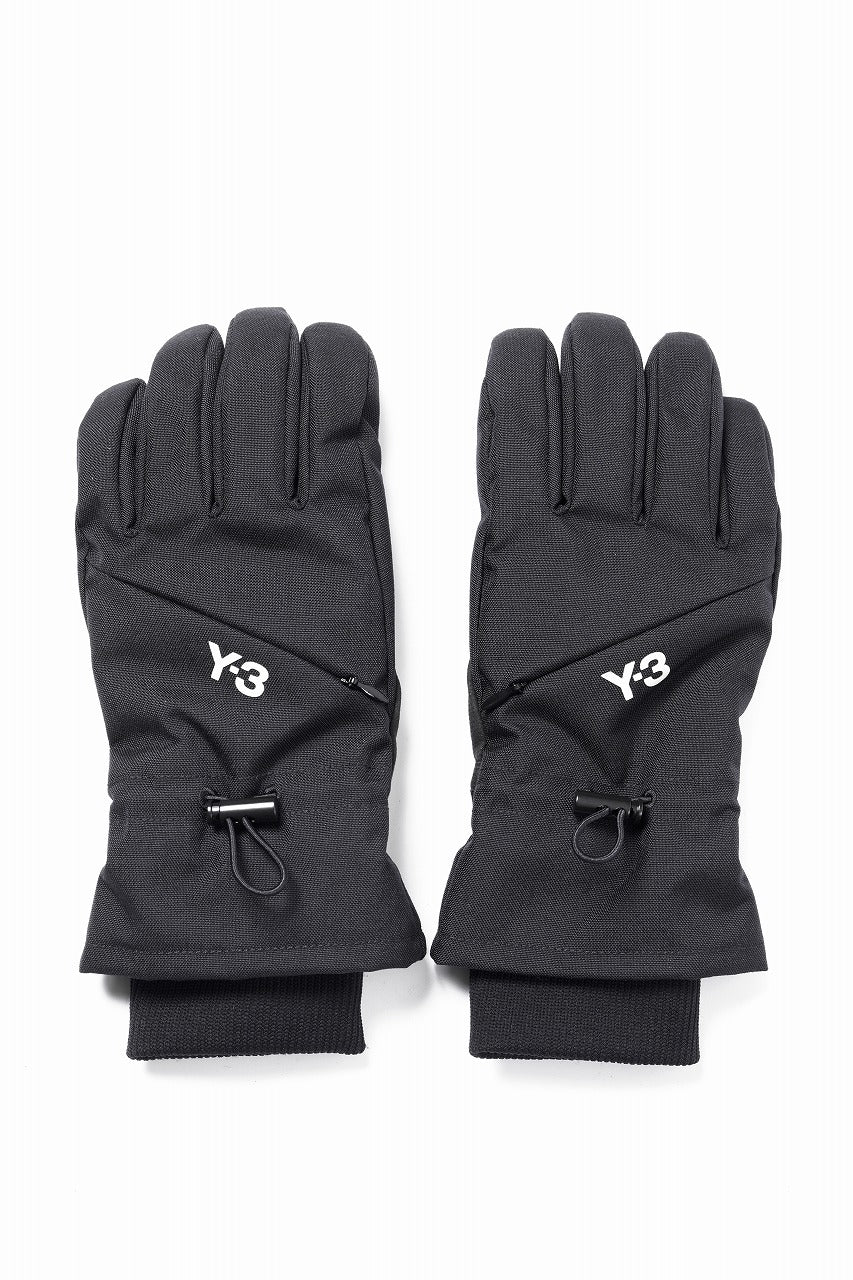 Y-3 Yohji Yamamoto PADDED GLOVES (BLACK)| ワイスリー ヨウジ