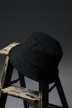 Load image into Gallery viewer, ierib exclusive Bucket Hat / Heavy Linen Canvas (BLACK EDITON)