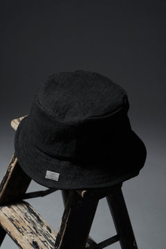 Load image into Gallery viewer, ierib exclusive Bucket Hat / Heavy Linen Canvas (BLACK EDITON)