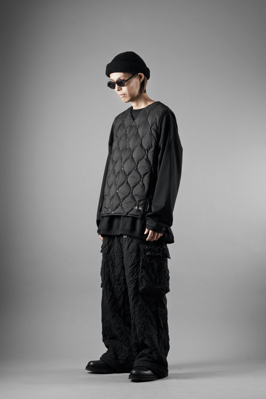 画像をギャラリービューアに読み込む, F/CE. x TAION® PACKABLE INNER DOWN VEST (BLACK)