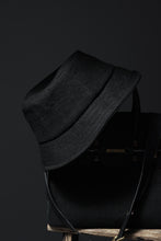 Load image into Gallery viewer, ierib exclusive Bucket Hat / Heavy Linen Canvas (BLACK EDITON)