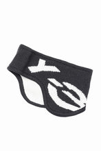 Load image into Gallery viewer, Y-3 Yohji Yamamoto GRAPHIC LOGO HEADBAND (BLACK x CREAM WHITE)