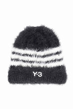 Load image into Gallery viewer, Y-3 Yohji Yamamoto STRIPES BEANIE (BLACK x CREAM WHITE)