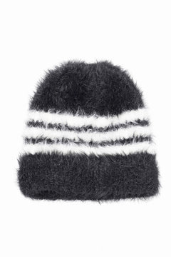 Load image into Gallery viewer, Y-3 Yohji Yamamoto STRIPES BEANIE (BLACK x CREAM WHITE)