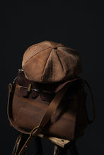Load image into Gallery viewer, ierib exclusive Casquette / Vintage SAKABUKURO × Lamb Suede Leather (BROWN #B)