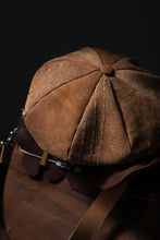 Load image into Gallery viewer, ierib exclusive Casquette / Vintage SAKABUKURO × Lamb Suede Leather (BROWN #B)