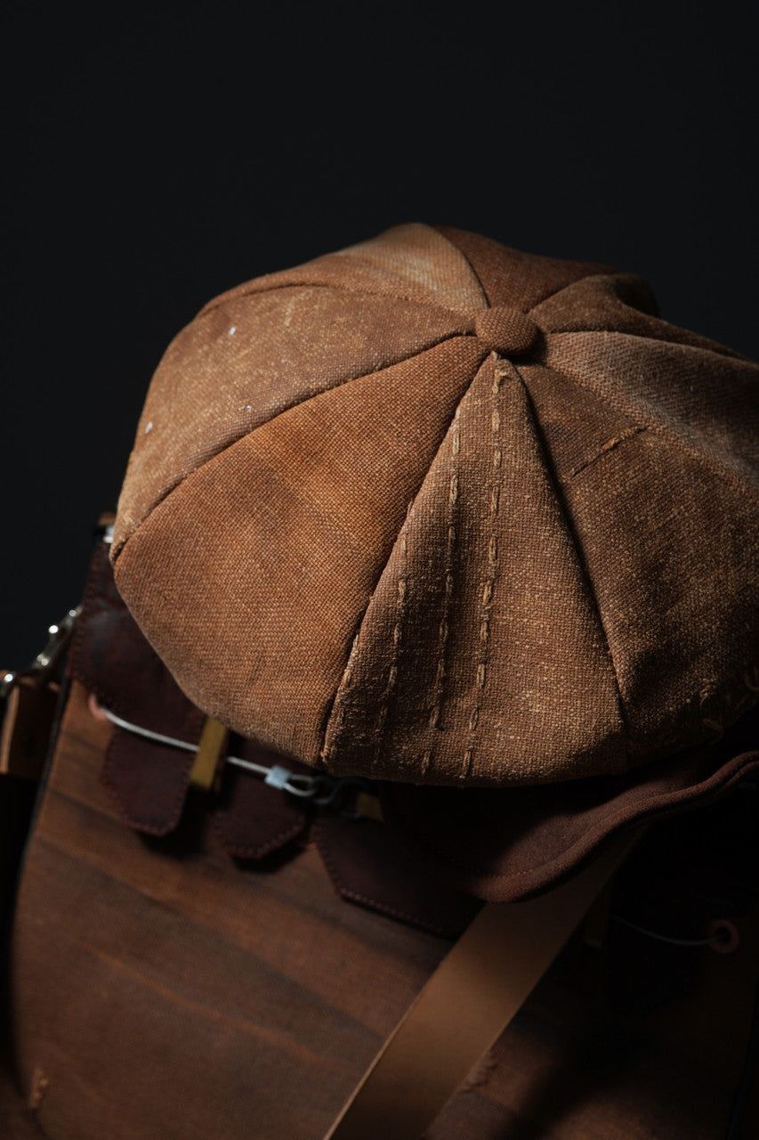Load image into Gallery viewer, ierib exclusive Casquette / Vintage SAKABUKURO × Lamb Suede Leather (BROWN #B)