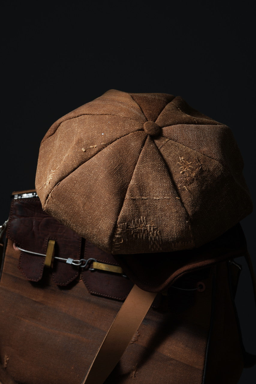 Load image into Gallery viewer, ierib exclusive Casquette / Vintage SAKABUKURO × Lamb Suede Leather (BROWN #A)