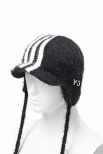 Load image into Gallery viewer, Y-3 Yohji Yamamoto STRIPES BONNET (BLACK x CREAM WHITE)