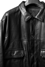 画像をギャラリービューアに読み込む, A LEATHER Trucker Jacket / LUXE COWHIDE (BLACK)