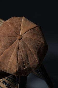 Load image into Gallery viewer, ierib exclusive Casquette / Vintage SAKABUKURO × Lamb Suede Leather (BROWN #B)