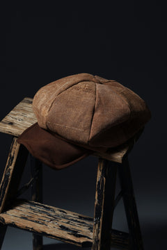 Load image into Gallery viewer, ierib exclusive Casquette / Vintage SAKABUKURO × Lamb Suede Leather (BROWN #A)