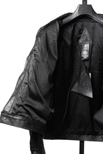 画像をギャラリービューアに読み込む, A LEATHER Trucker Jacket / LUXE COWHIDE (BLACK)