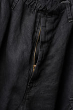 Load image into Gallery viewer, LASTMAN M47 LINEN DENIM CARGO PANTS (BLACK)