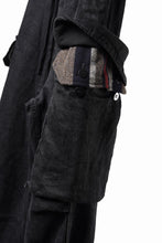 Load image into Gallery viewer, LASTMAN M47 LINEN DENIM CARGO PANTS (BLACK)
