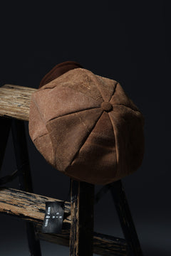 Load image into Gallery viewer, ierib exclusive Casquette / Vintage SAKABUKURO × Lamb Suede Leather (BROWN #A)
