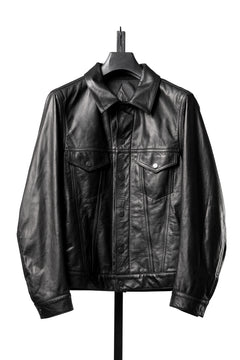 画像をギャラリービューアに読み込む, A LEATHER 3rd Jacket / SMOOTH COWHIDE (BLACK)