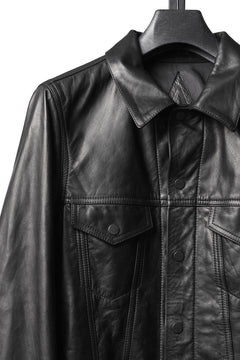 画像をギャラリービューアに読み込む, A LEATHER 3rd Jacket / SMOOTH COWHIDE (BLACK)