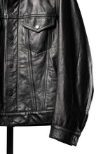 画像をギャラリービューアに読み込む, A LEATHER 3rd Jacket / SMOOTH COWHIDE (BLACK)