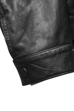 画像をギャラリービューアに読み込む, A LEATHER 3rd Jacket / SMOOTH COWHIDE (BLACK)
