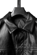 画像をギャラリービューアに読み込む, A LEATHER 3rd Jacket / SMOOTH COWHIDE (BLACK)