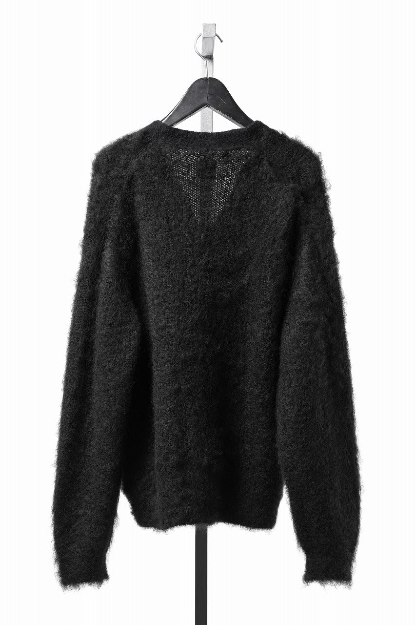 Load image into Gallery viewer, FULLCOUNT 3775 KID MOHAIR CARDIGAN (BLACK)