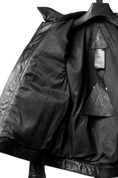 画像をギャラリービューアに読み込む, A LEATHER 3rd Jacket / SMOOTH COWHIDE (BLACK)