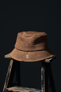 Load image into Gallery viewer, ierib exclusive Bucket Hat / Vintage SAKABUKURO (BROWN #A)