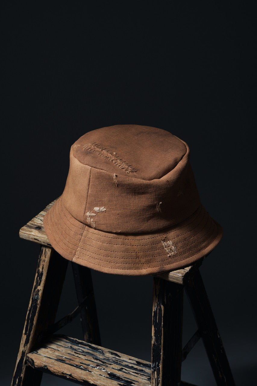 Load image into Gallery viewer, ierib exclusive Bucket Hat / Vintage SAKABUKURO (BROWN #A)
