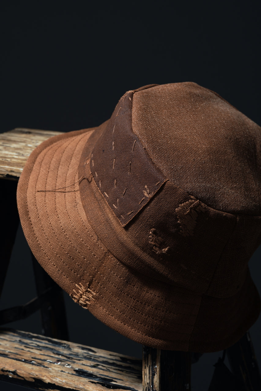 Load image into Gallery viewer, ierib exclusive Bucket Hat / Vintage SAKABUKURO (BROWN #B)