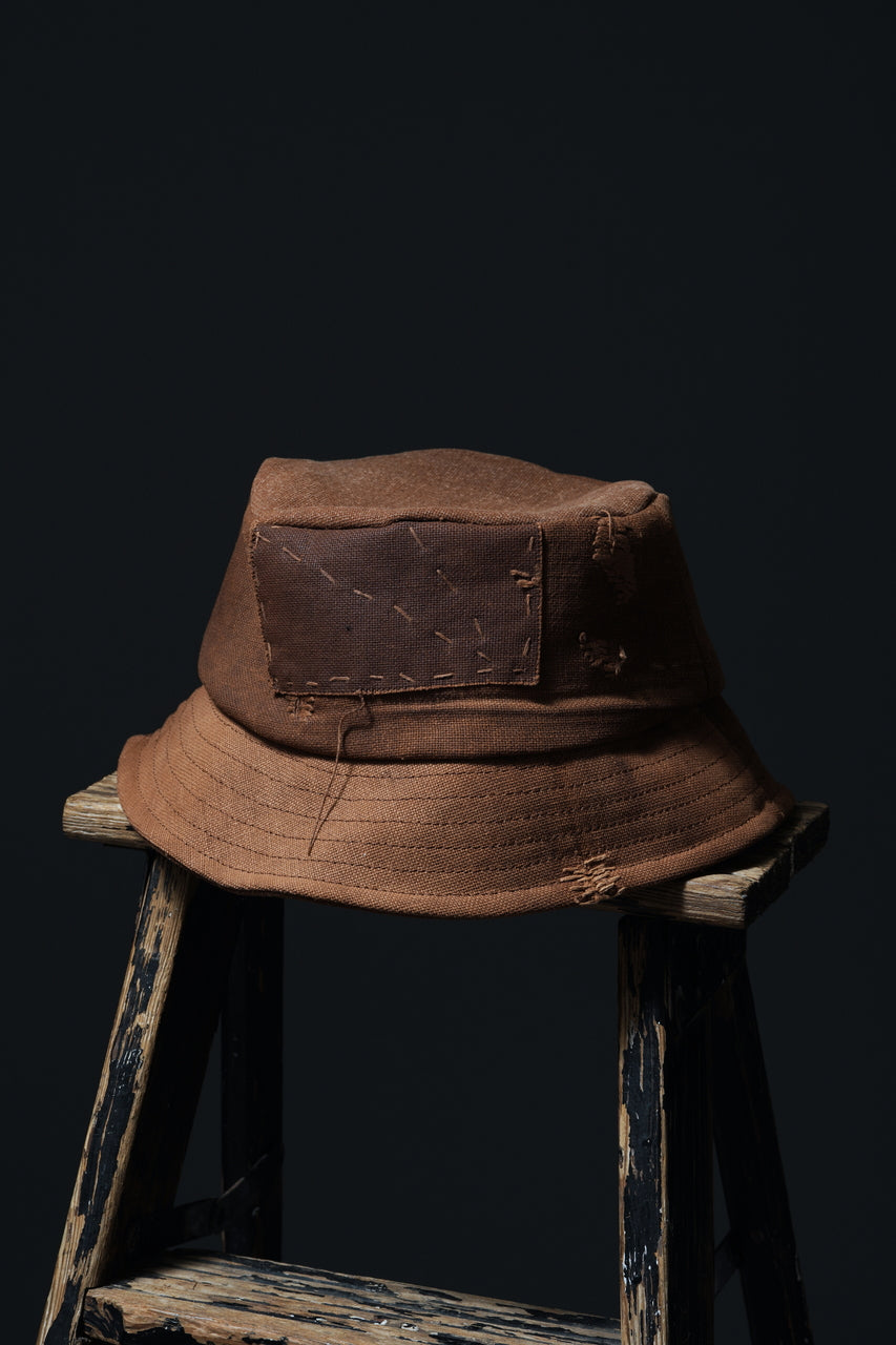 Load image into Gallery viewer, ierib exclusive Bucket Hat / Vintage SAKABUKURO (BROWN #B)