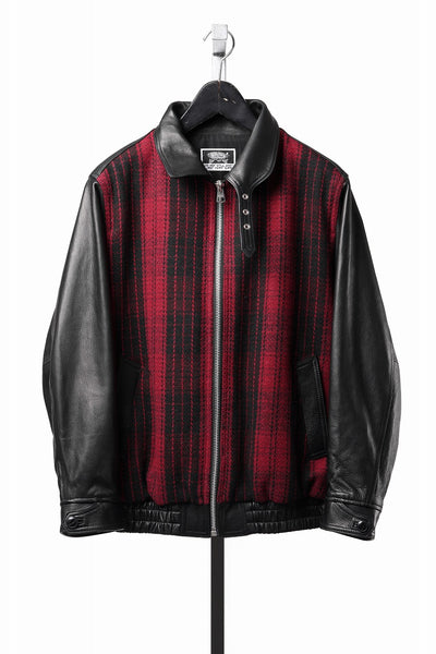 LASTMAN MURDOC LEATHER JACKET (RED)